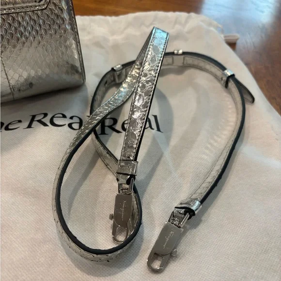 Salvatore Ferragamo Silver Purse - Picture 13 of 16